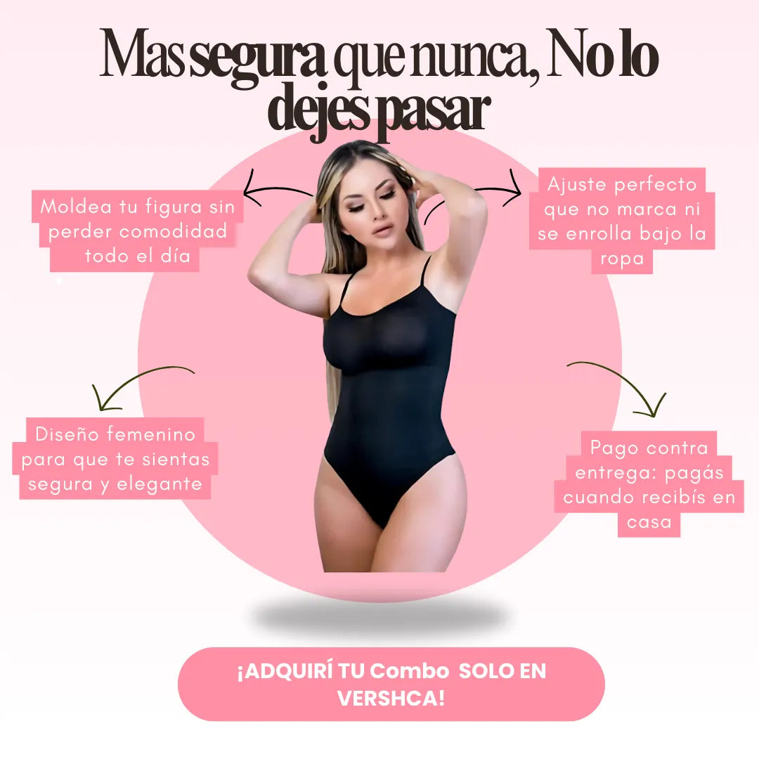 Moldea y Realza | 3 Bodys + Short de Regalo