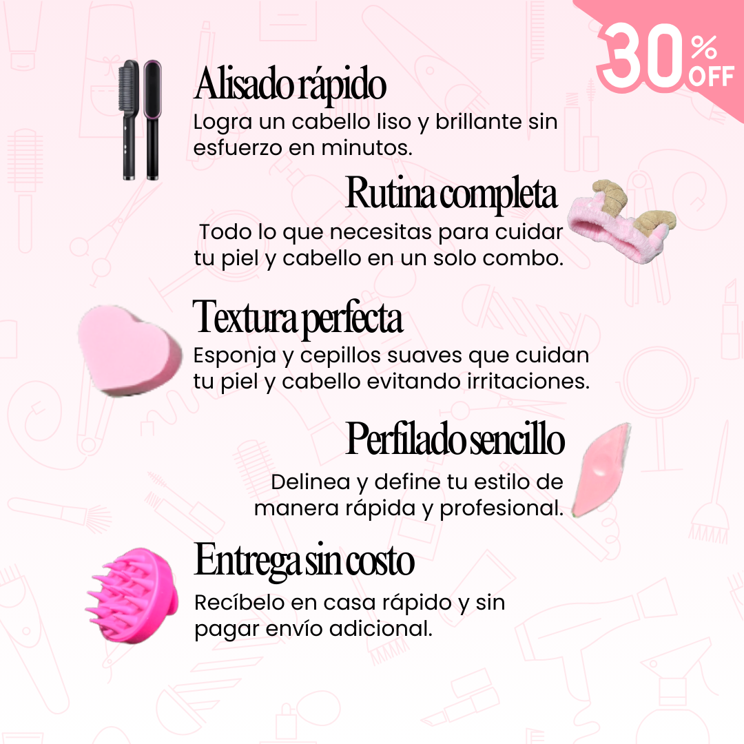 Alisador Premium + Kit Belleza